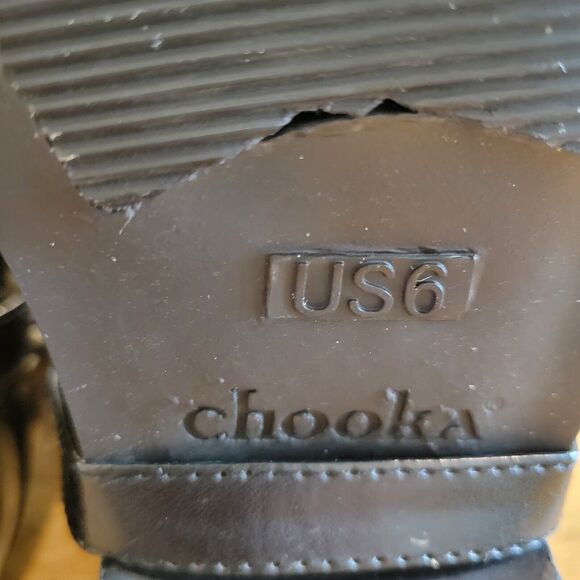Chooka Signature Rain Riding Boots Tall Rubber Black Size US 6 Women's - Picture 8 of 9